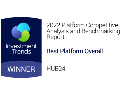 HUB24 Best Overall Platform Investment Trends Award
